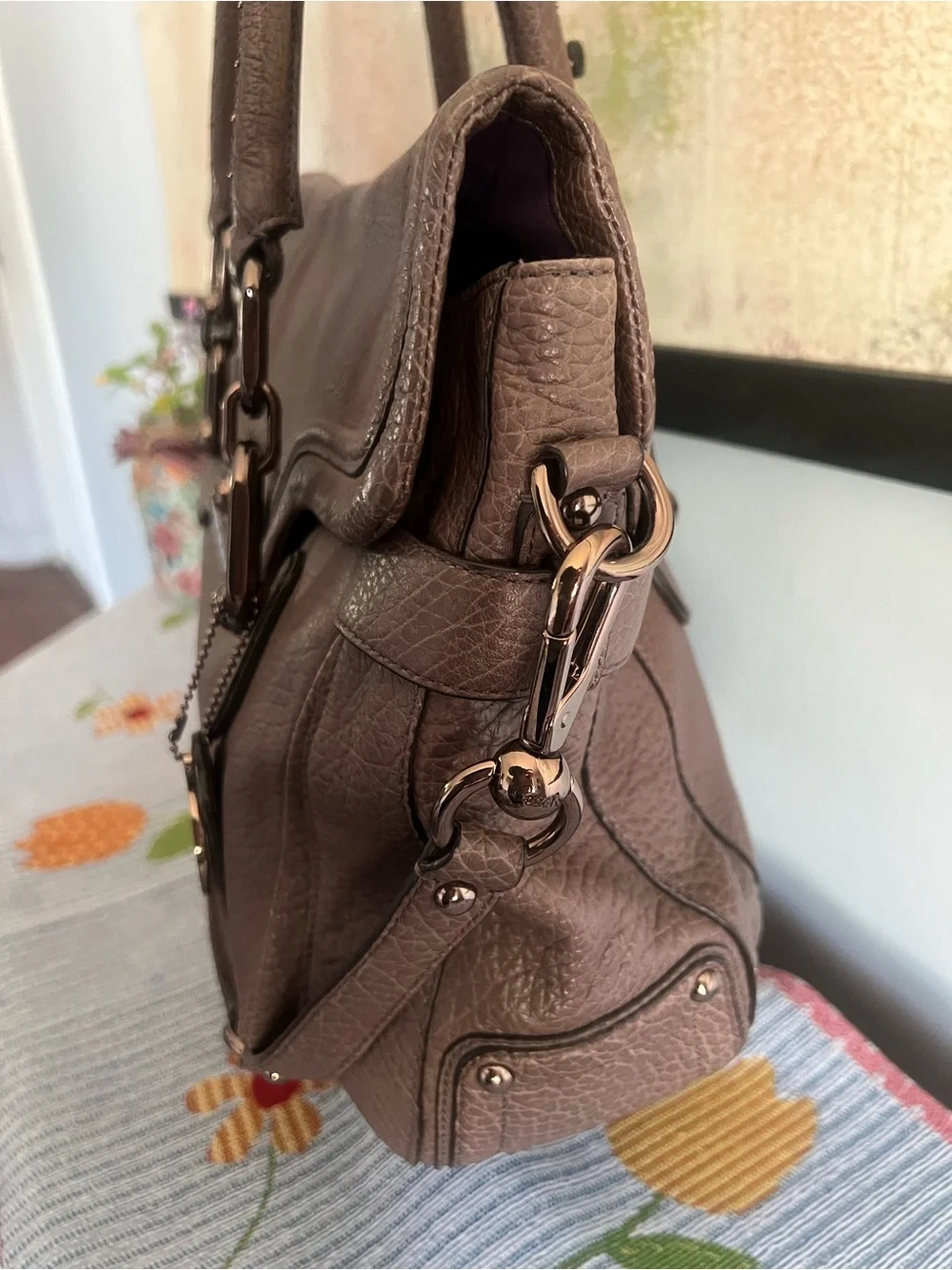 RARE Coach Kristin Leather Carryall/ Satchel 2011 EUC
